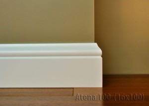 Listwa lakierowana przypodłogowa MDF - Atena 100