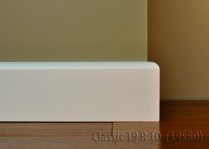 Listwa lakierowana przypodłogowa MDF Classic 19R10