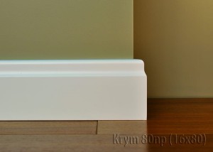 Listwa lakierowana przypodłogowa MDF - Krym 80NP