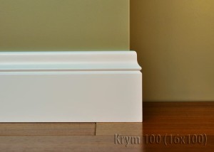 Listwa lakierowana przypodłogowa MDF - Krym 100