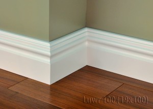 Listwa lakierowana przypodłogowa MDF - Luwr 100