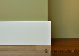Listwa lakierowana przypodłogowa MDF - Slim 100