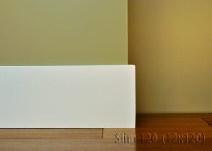 Listwa lakierowana przypodłogowa MDF - Slim 120