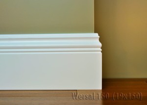 Listwa lakierowana przypodłogowa MDF - Wersal 150