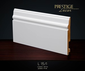 Listwa przypodłogowa MDF L15/1