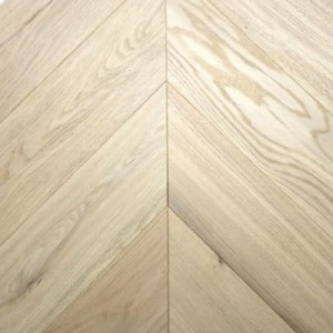 CHEVRON (jodełka francuska) Fertige Deska Dąb Alabastro Classic